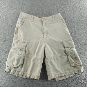 Oakley Cargo Shorts Mens 32 Khaki Beige Outdoor Utility Pockets Classic Cotton
